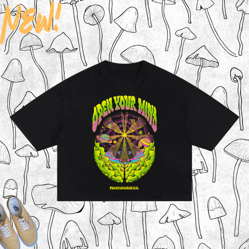 Expand Your Mind - Frayed Boxy Tee
